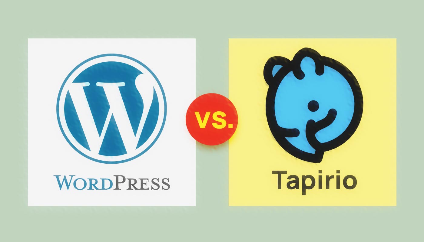 Why you might prefer Tapirio over WordPress for your next project. Here are 5 points you should review that speak in favor of Tapirio.